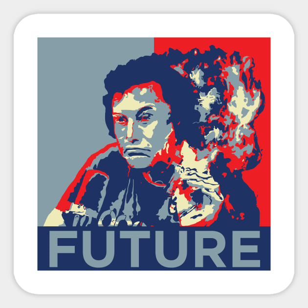 Elon Musk - Future poster Sticker by raulchirai